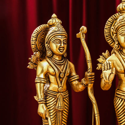 Brass Ram Darbar Idols Set