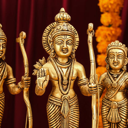 Brass Ram Darbar Idols Set