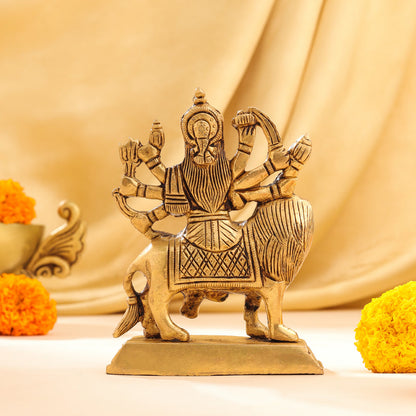 Brass Durga Devi Idol (4.5 Inch)