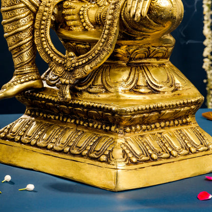 Brass Goddess Lakshmi Idol (30 Inch)