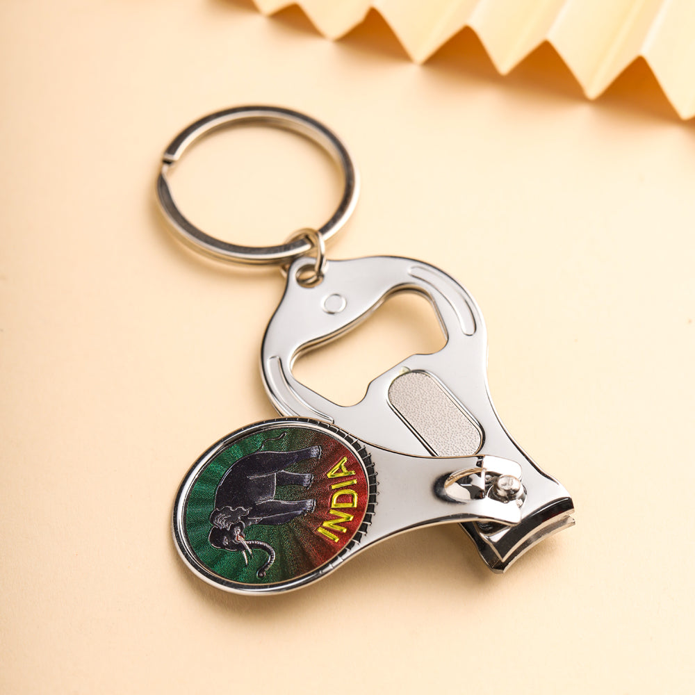 Elephant Nailcutter keychain Set Of Two (3 Inch)