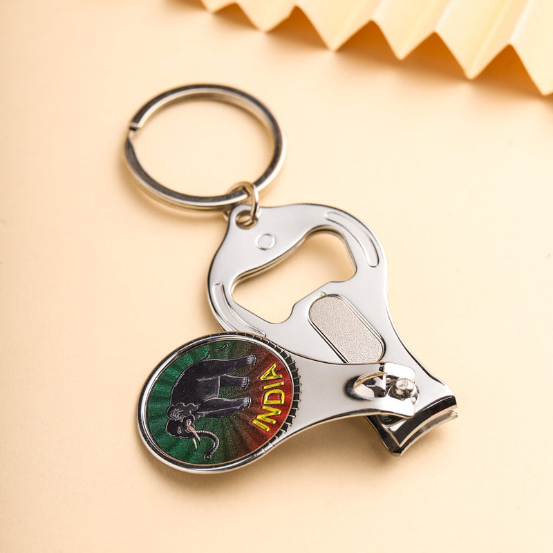 Elephant Nailcutter keychain Set Of Two (3 Inch)