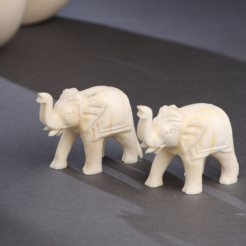 Elephant Statue Pair