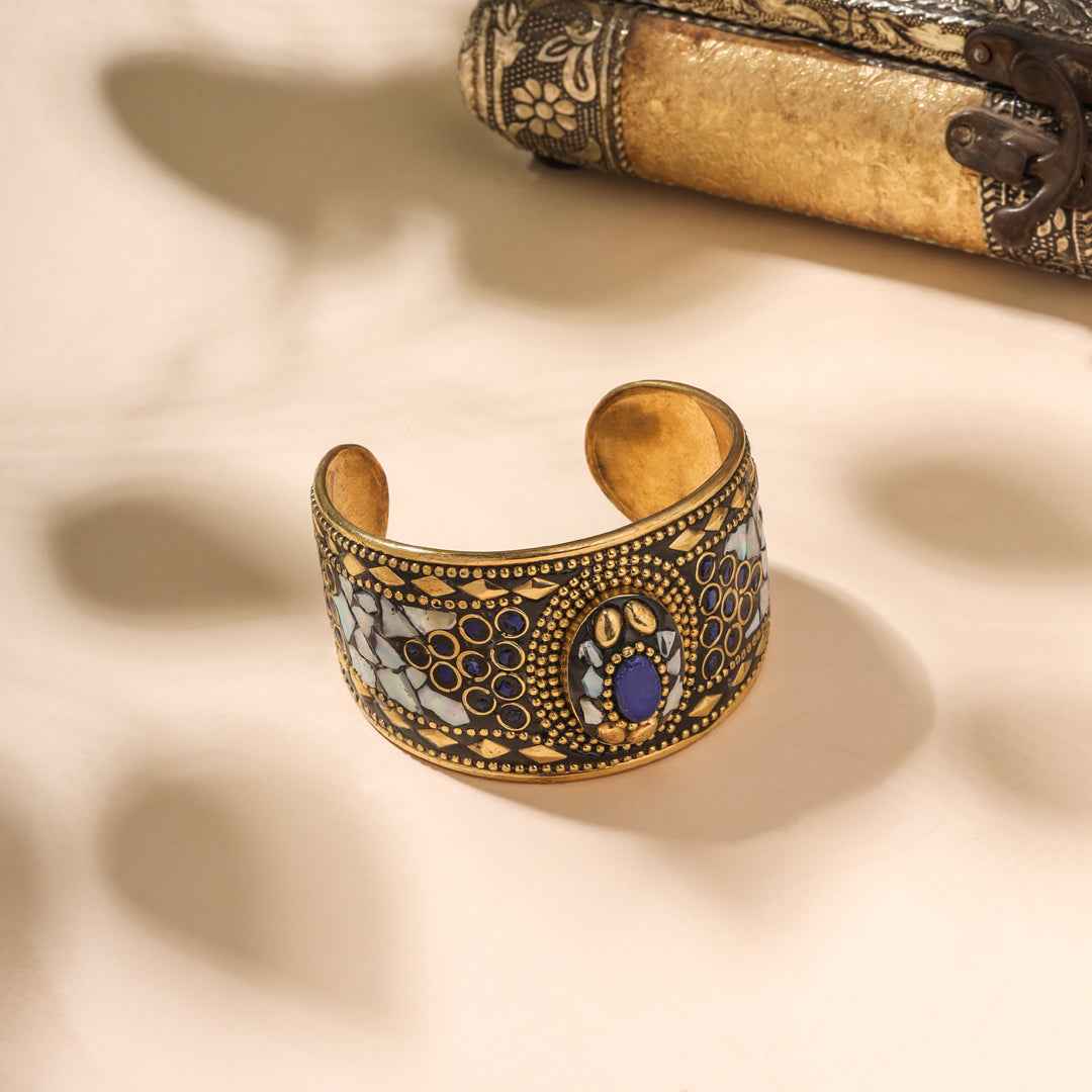 Brass Stone Bracelet