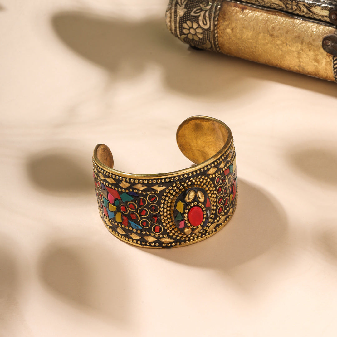 Brass Stone Bracelet