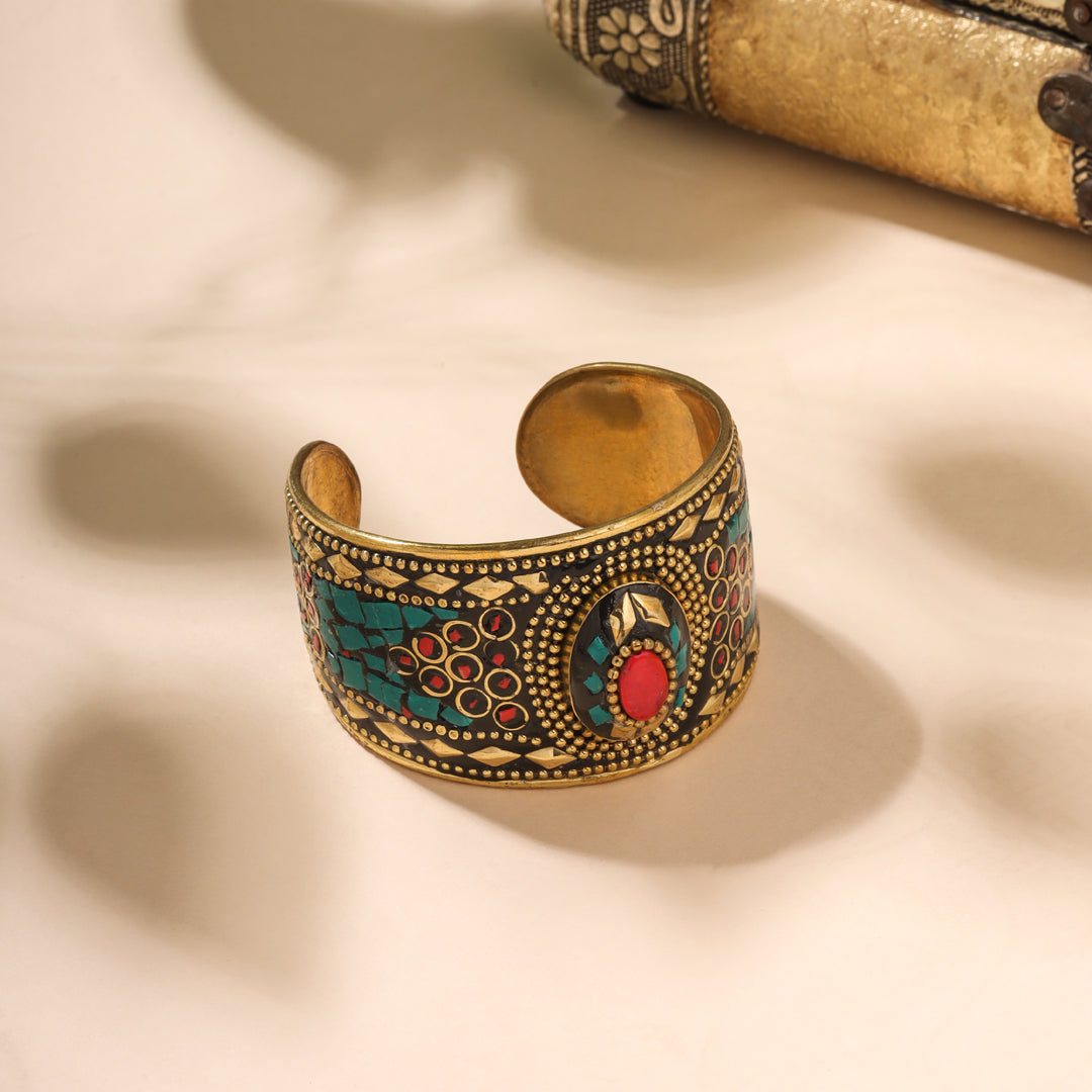 Brass Stone Bracelet