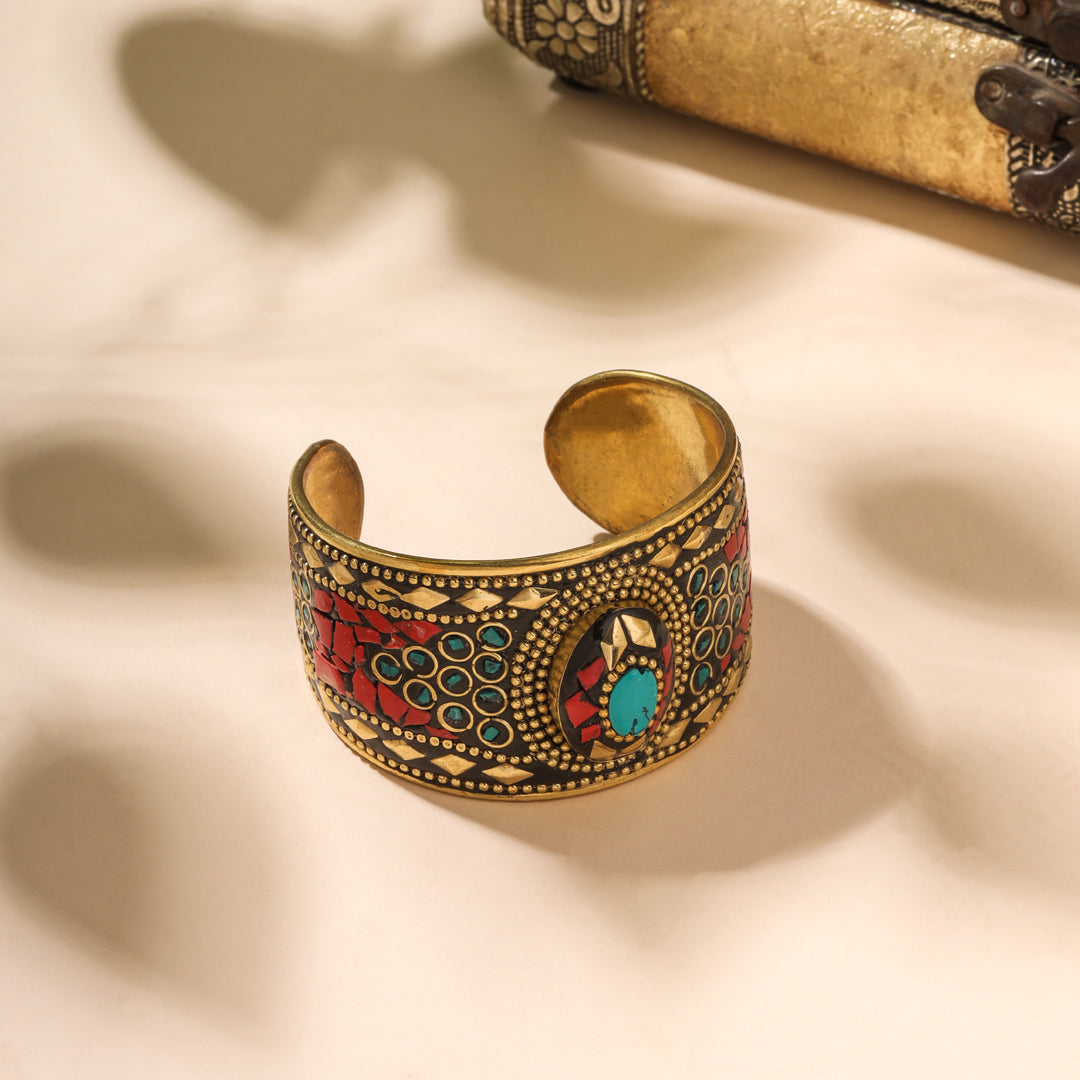 Brass Stone Bracelet