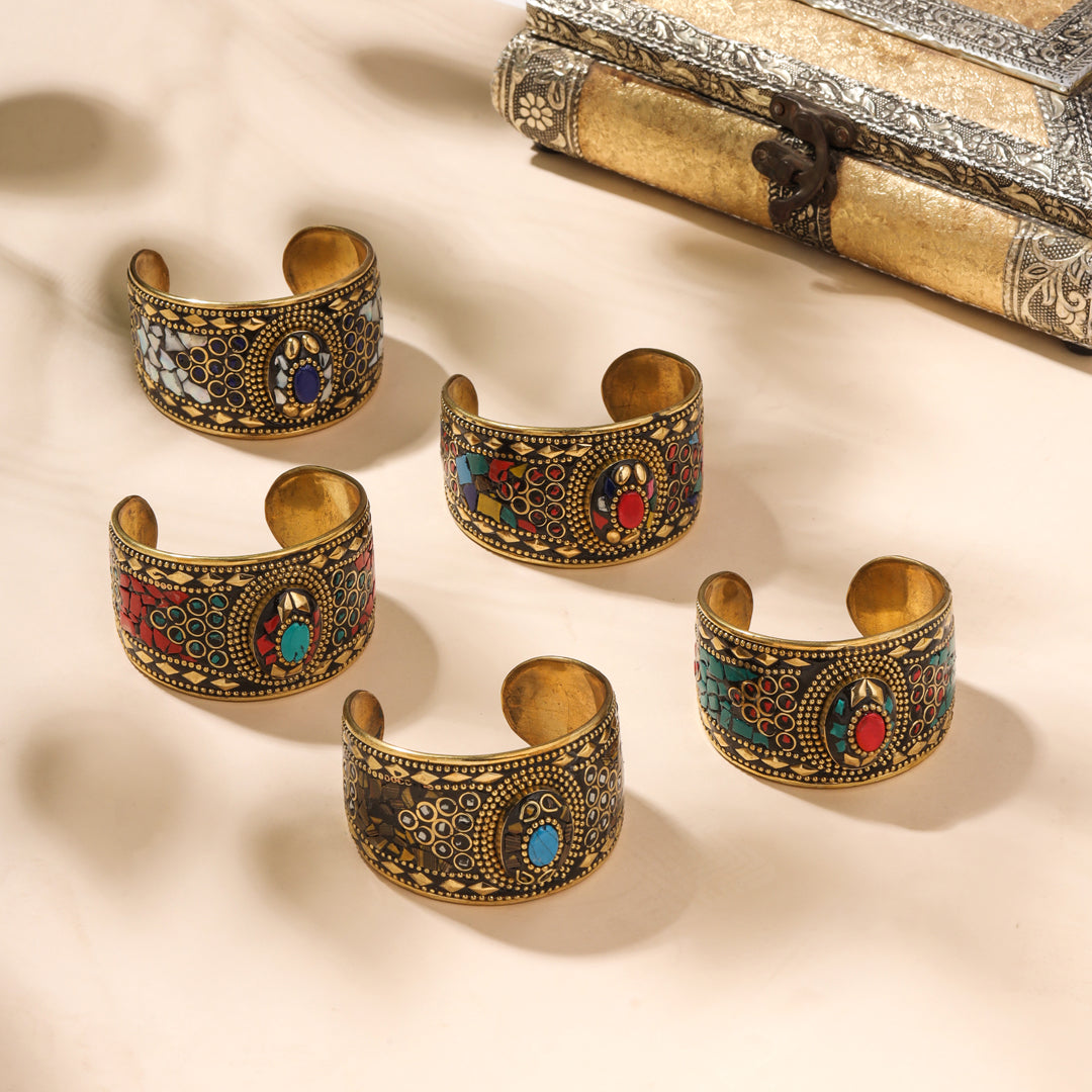 Brass Stone Bracelet