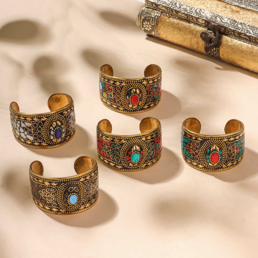 Brass Stone Bracelet