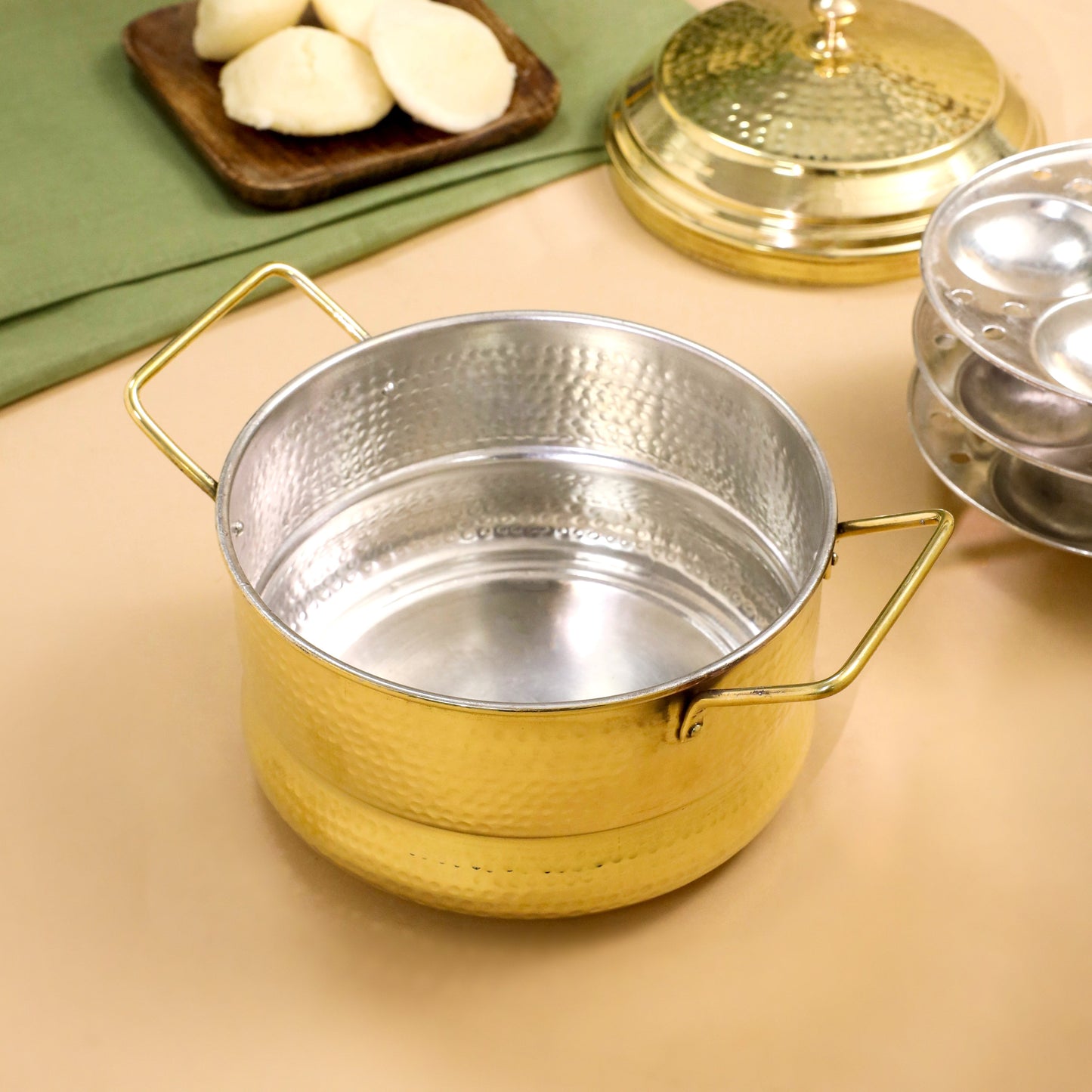 Brass Idli Cooker/Maker (8 Inch)