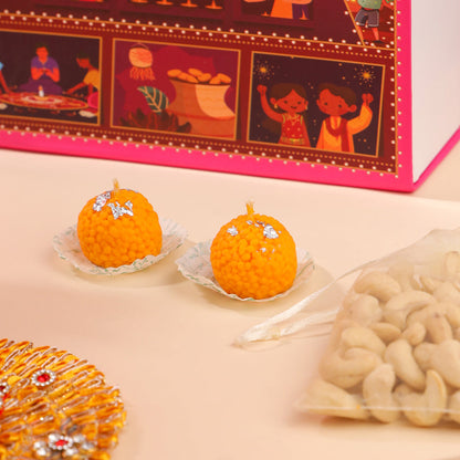 Brass Peacock Samai Festive Gift Hamper