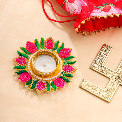 Brass Swastik Festive Potli/Hamper