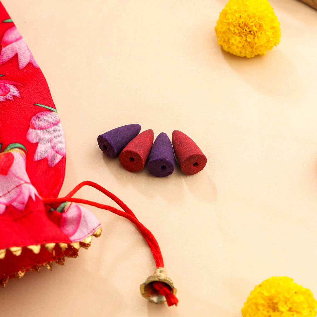 Brass Swastik Festive Potli/Hamper