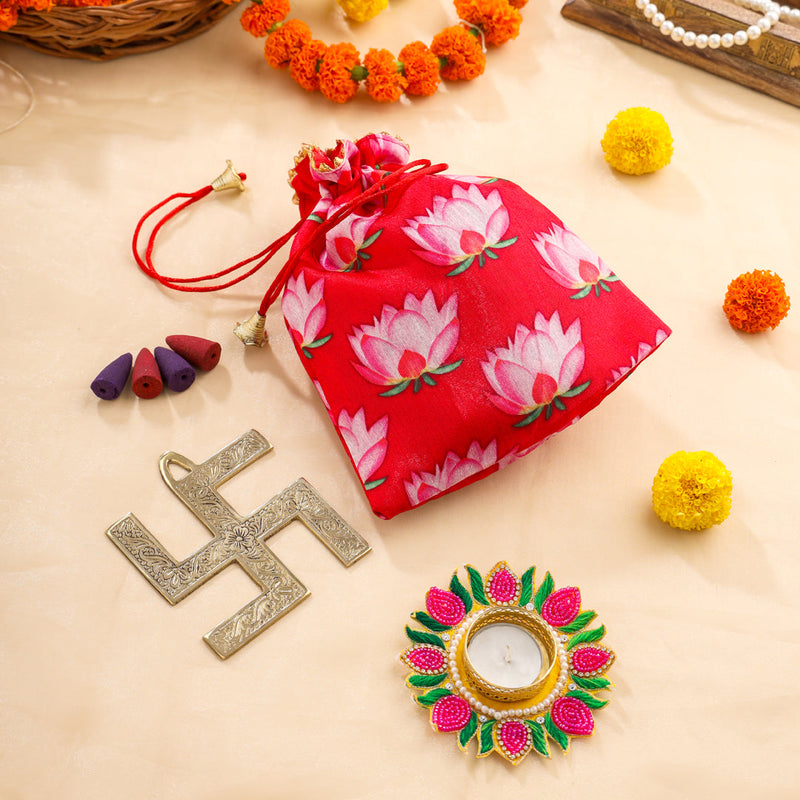 Brass Gift Festive Potli/Hamper