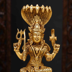 Brass Karumari Amman Idol (8.5 Inch)