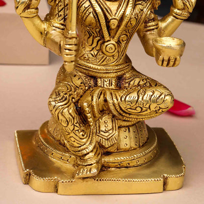 Brass Karumari Amman Idol (8.5 Inch)