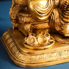 Brass Superfine Lord Ganesha Idol (17.5 Inch)