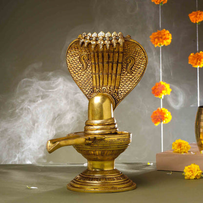 Brass Superfine Shivling/Shivlingam Idol