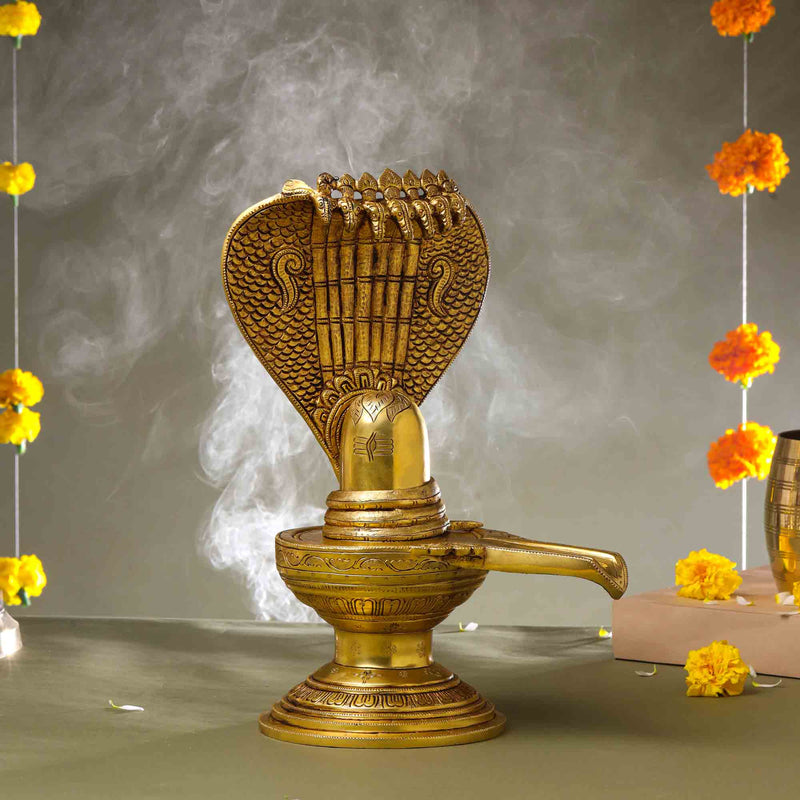 Brass Superfine Shivling/Shivlingam Idol