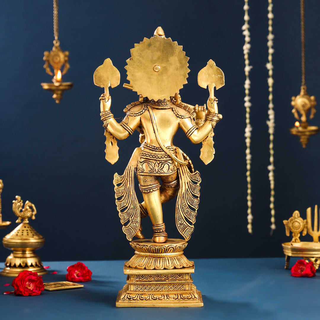 Brass Krishna Statue (19.5 Inch)