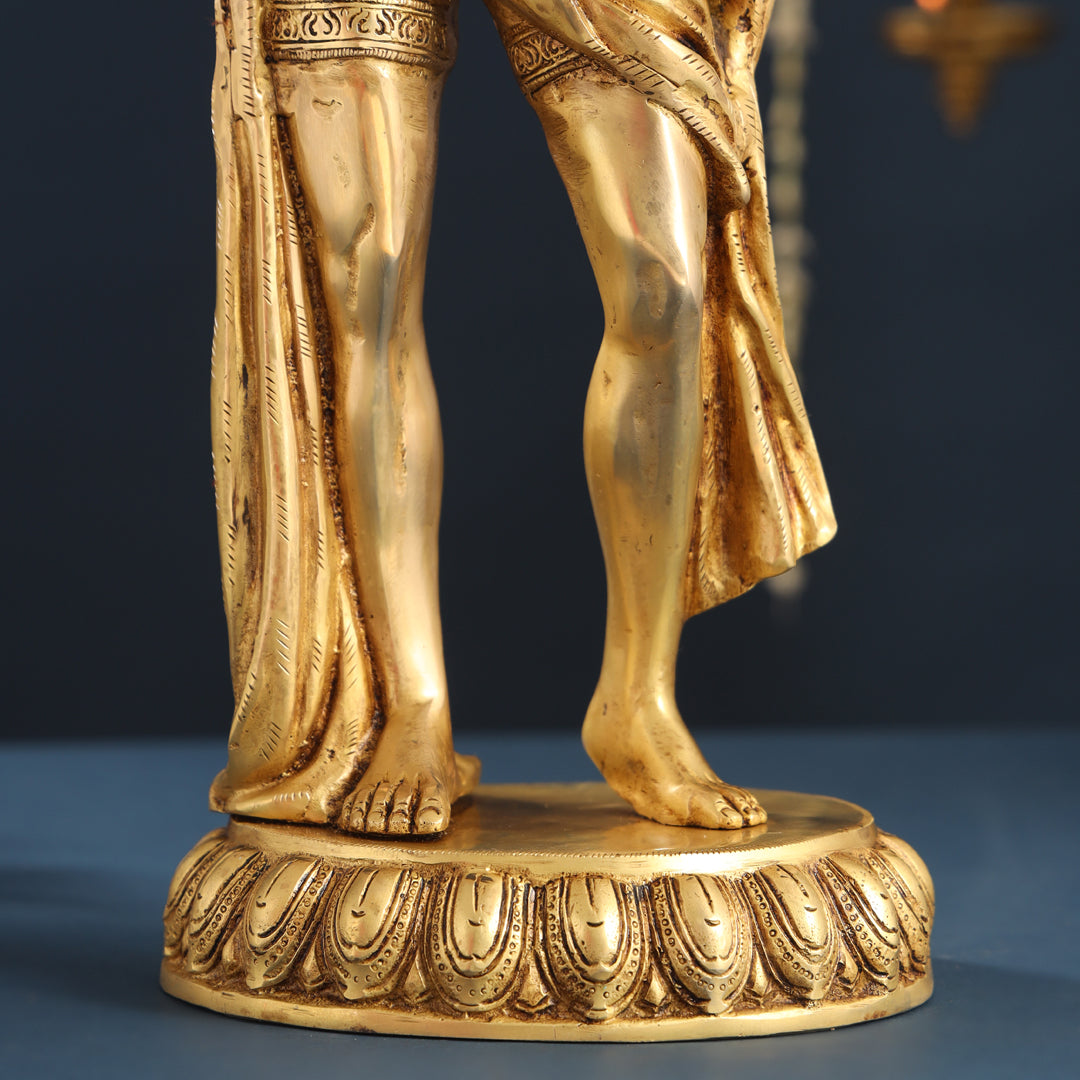 Brass Standing Hanuman Idol (23 Inch)