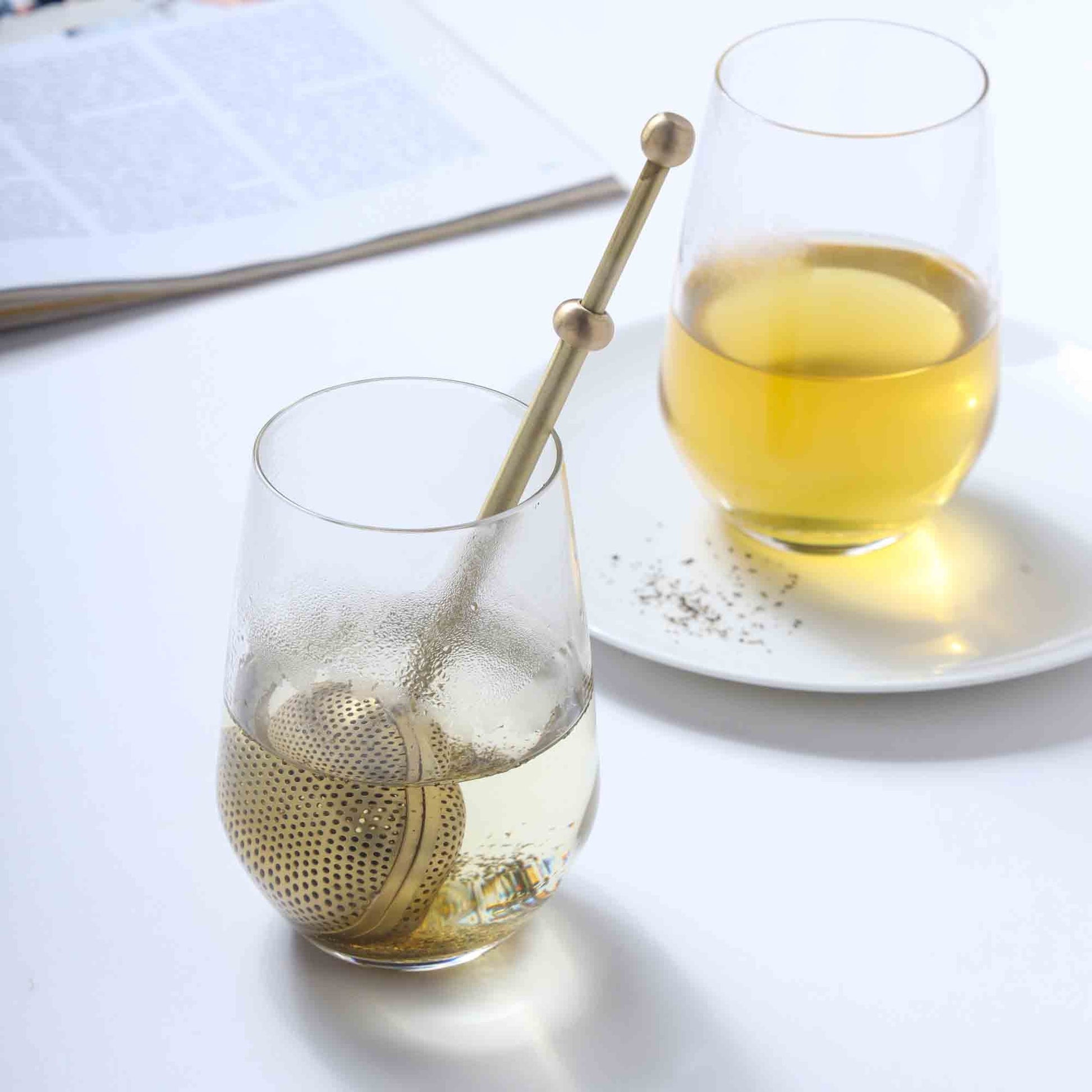 Brass Pump Tea Infuser (7 Inch)