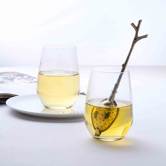 Brass Branch Handle Tea Infuser (8 Inch)
