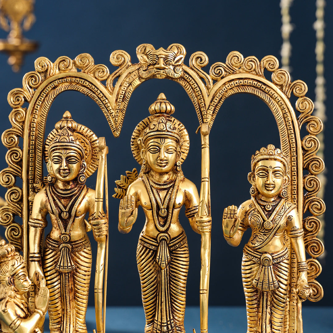 Brass Ram Darbar Statue (12 Inch)