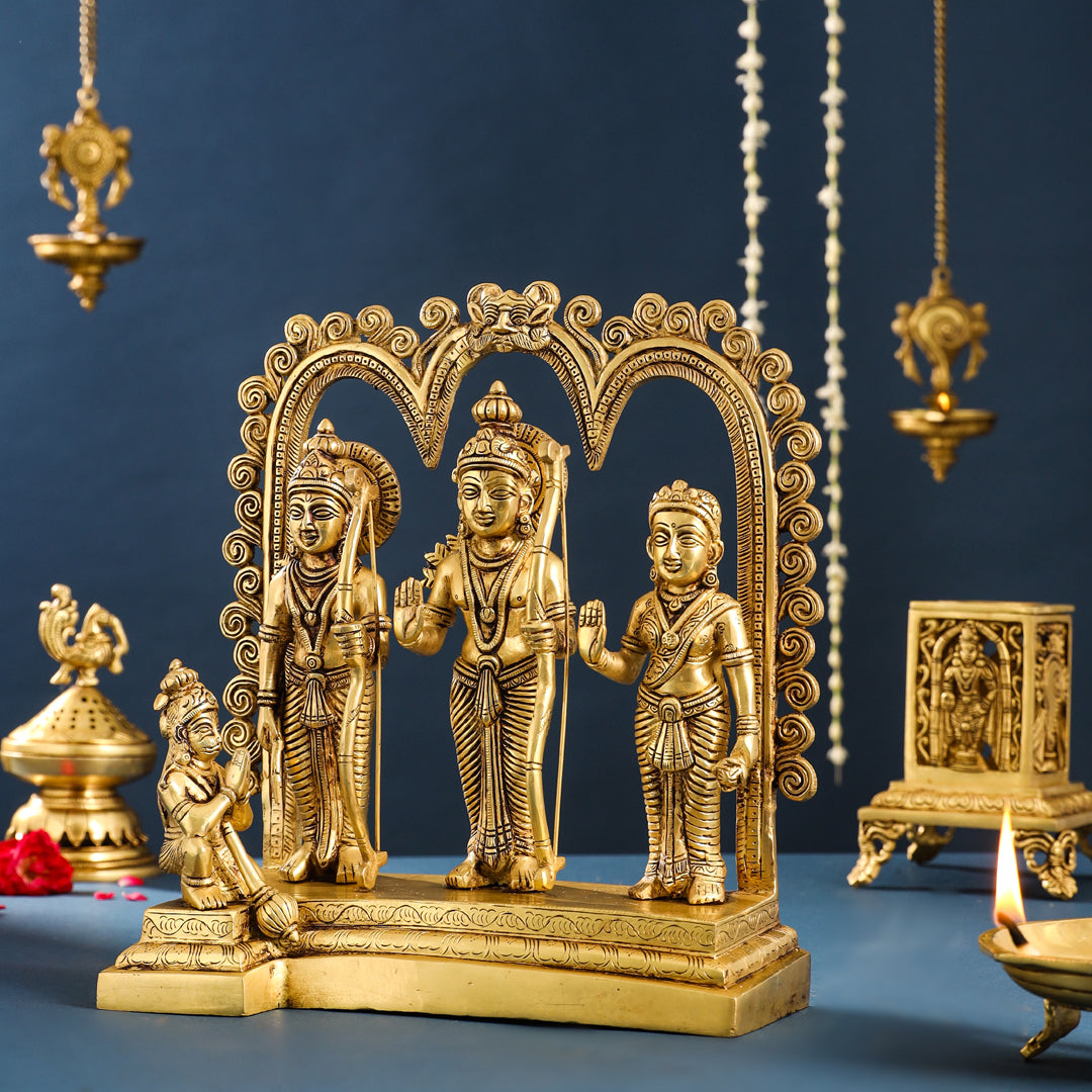 Brass Ram Darbar Statue (12 Inch)