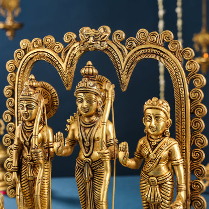 Brass Ram Darbar Statue (12 Inch)