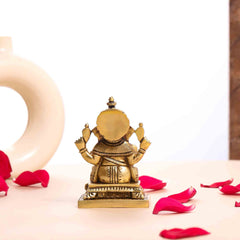 Brass Superfine Lord Ganesha Idol (4 Inch)