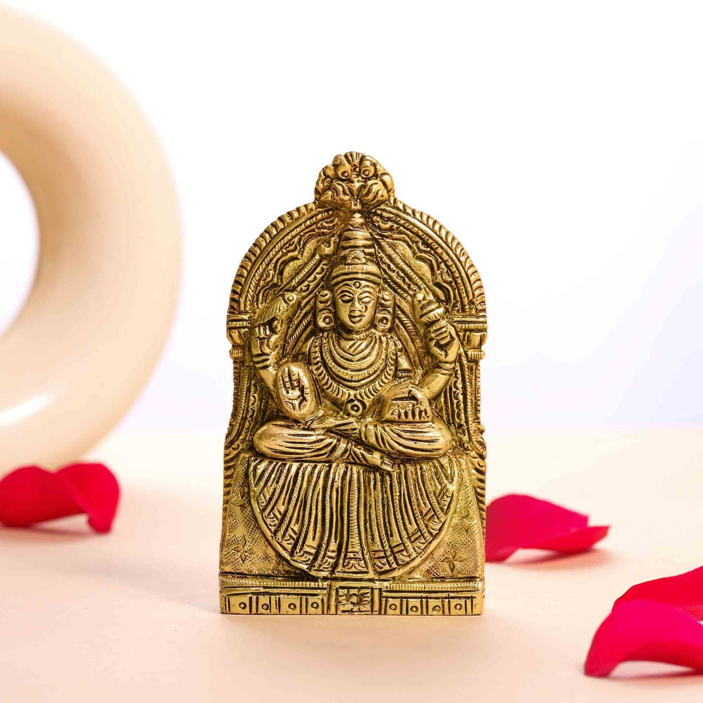 Brass Madurai Meenakshi Devi Idol (4 Inch)