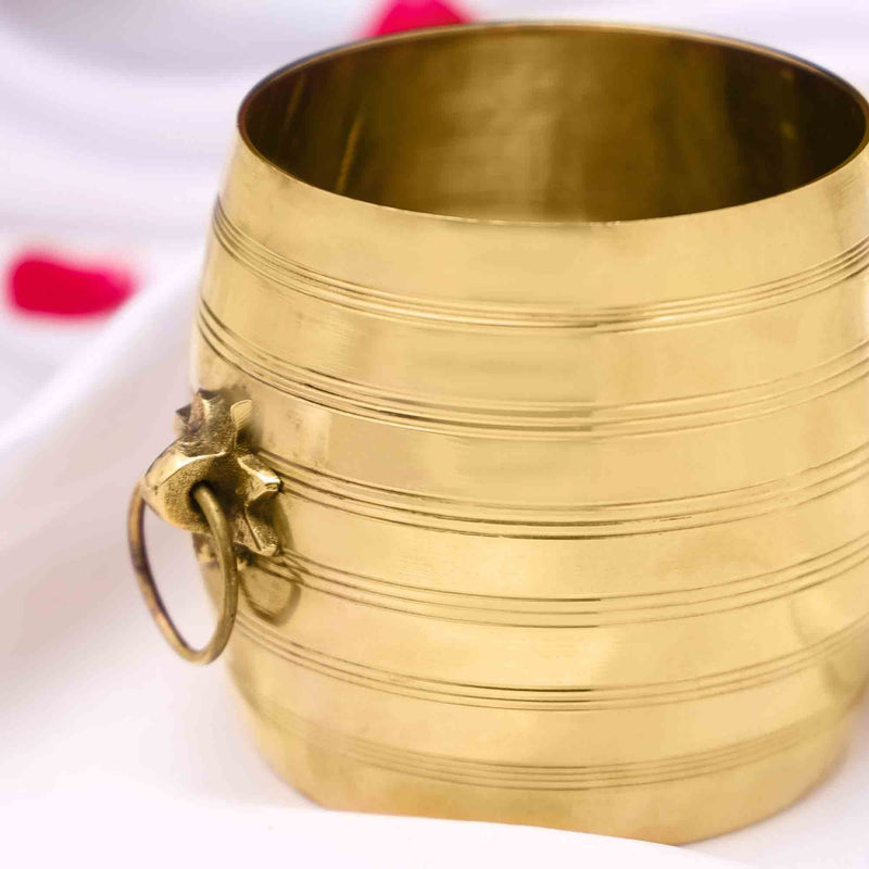 Brass Kerala Rice Vessel (4.5 Inch)
