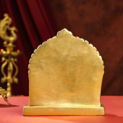 Brass Lord Murugan/Kartikeya Idol (9.5 Inch)