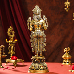 Brass Deep Lakshmi Idol (20 Inch)