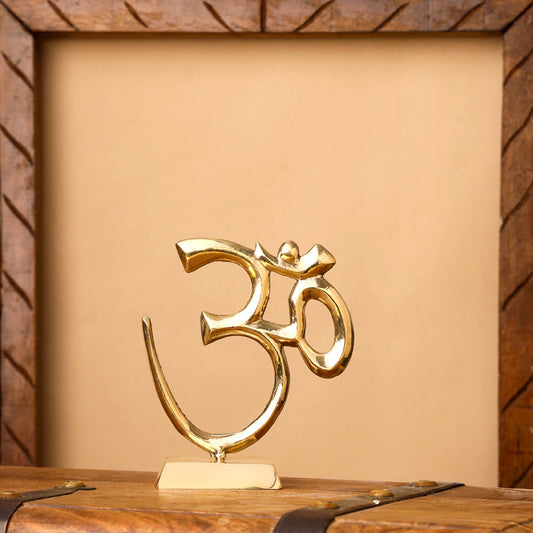 Brass Table Top Om Stand