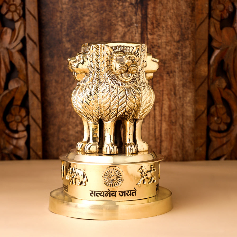 Brass Ashok Stambh (10 Inch)