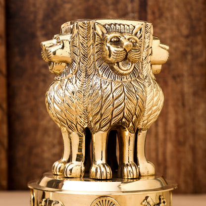 Brass Ashok Stambh (10 Inch)