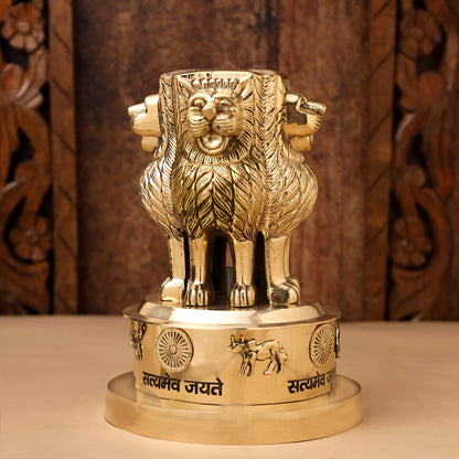Brass Ashok Stambh (10 Inch)