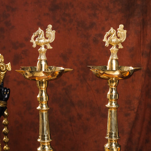 Brass Daana Kaashi Samai Pair