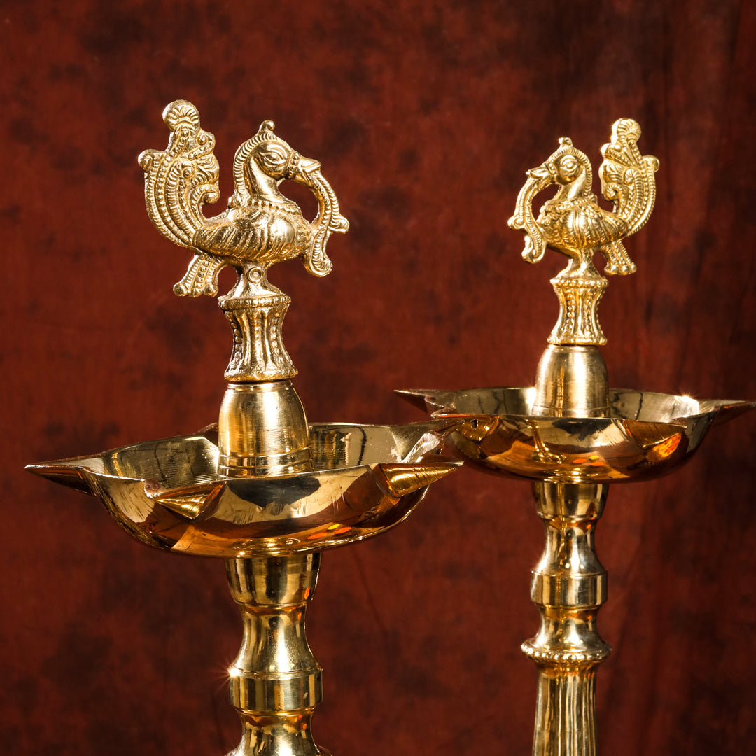 Brass Daana Kaashi Samai Pair