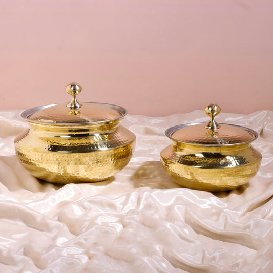 Brass Patila with Lid