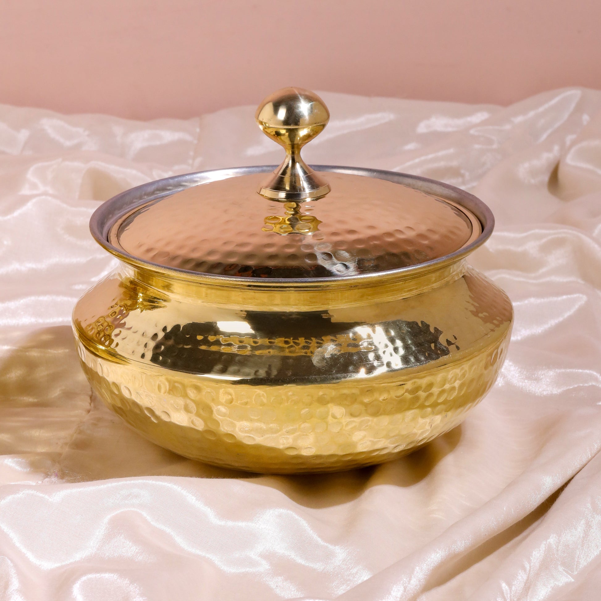 Brass Patila with Lid