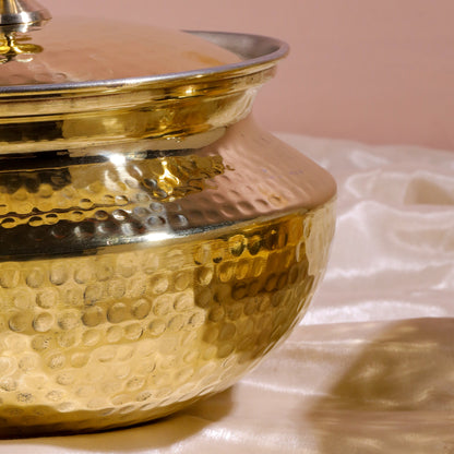 Brass Patila with Lid