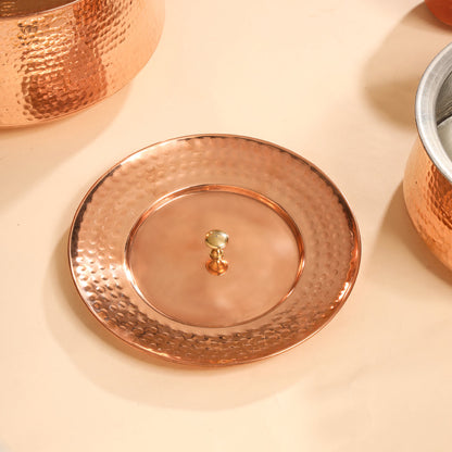Copper Handi With Lid