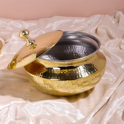 Brass Patila with Lid