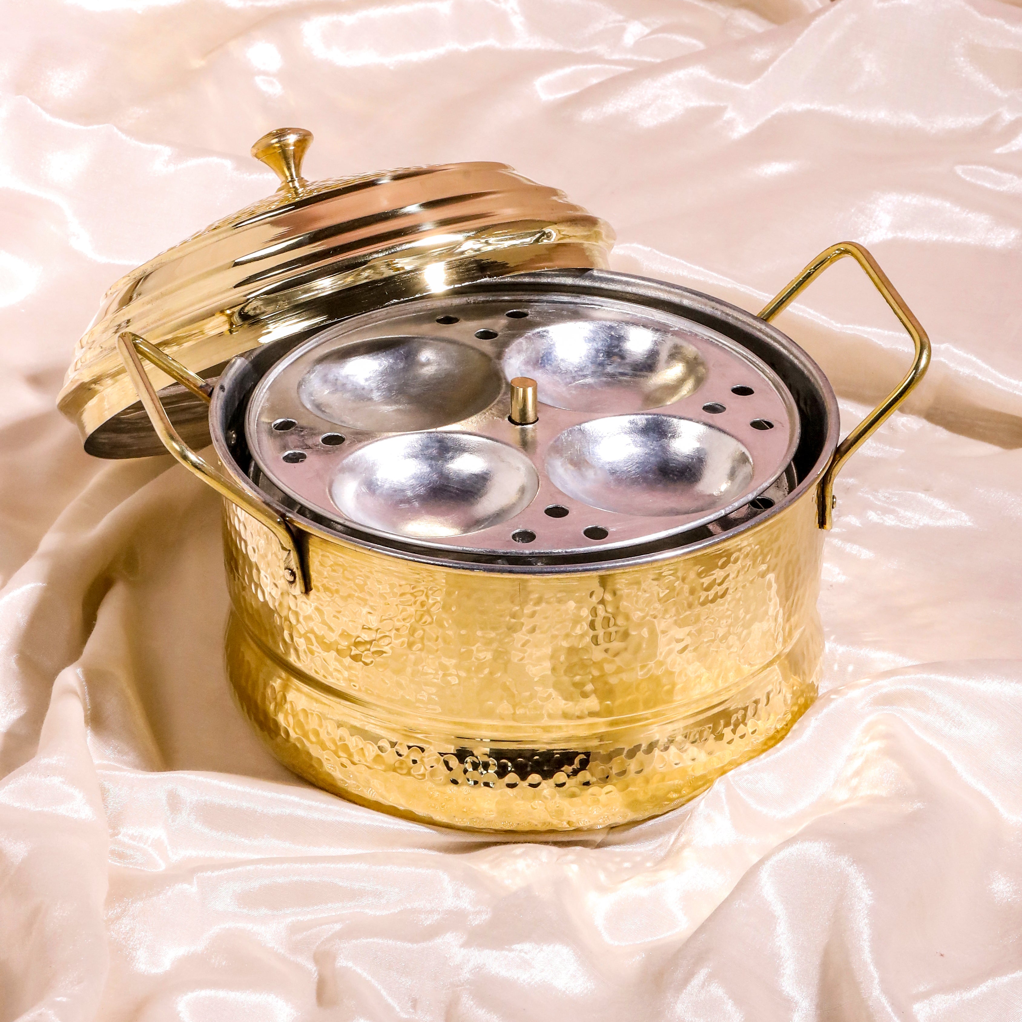Brass Idli Cooker/Maker (8 Inch) – Velan Store