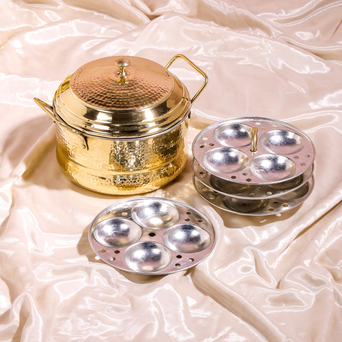 Brass Idli Cooker/Maker (8 Inch)