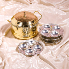 Brass Idli Cooker/Maker (8 Inch)
