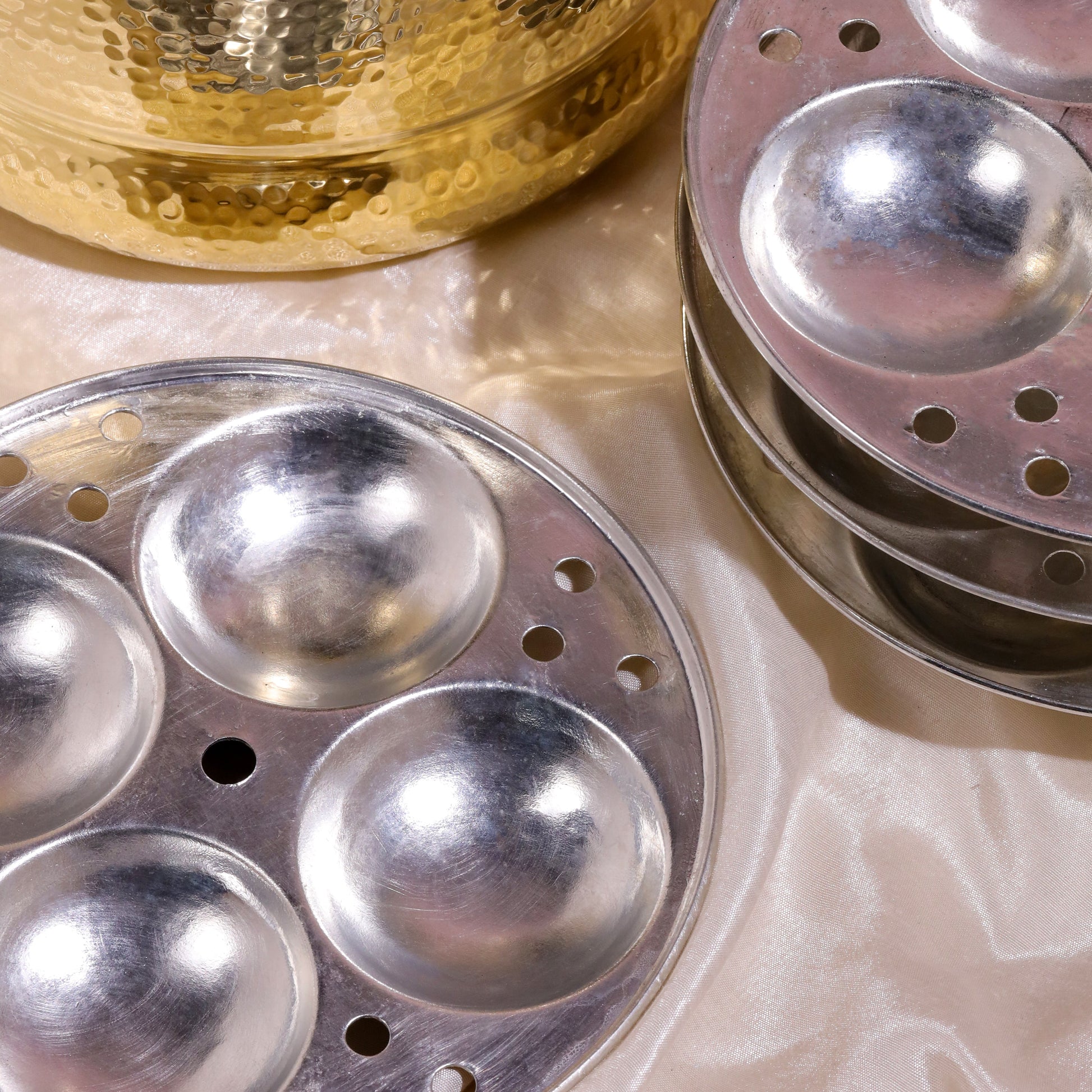 Brass Idli Cooker/Maker (8 Inch)